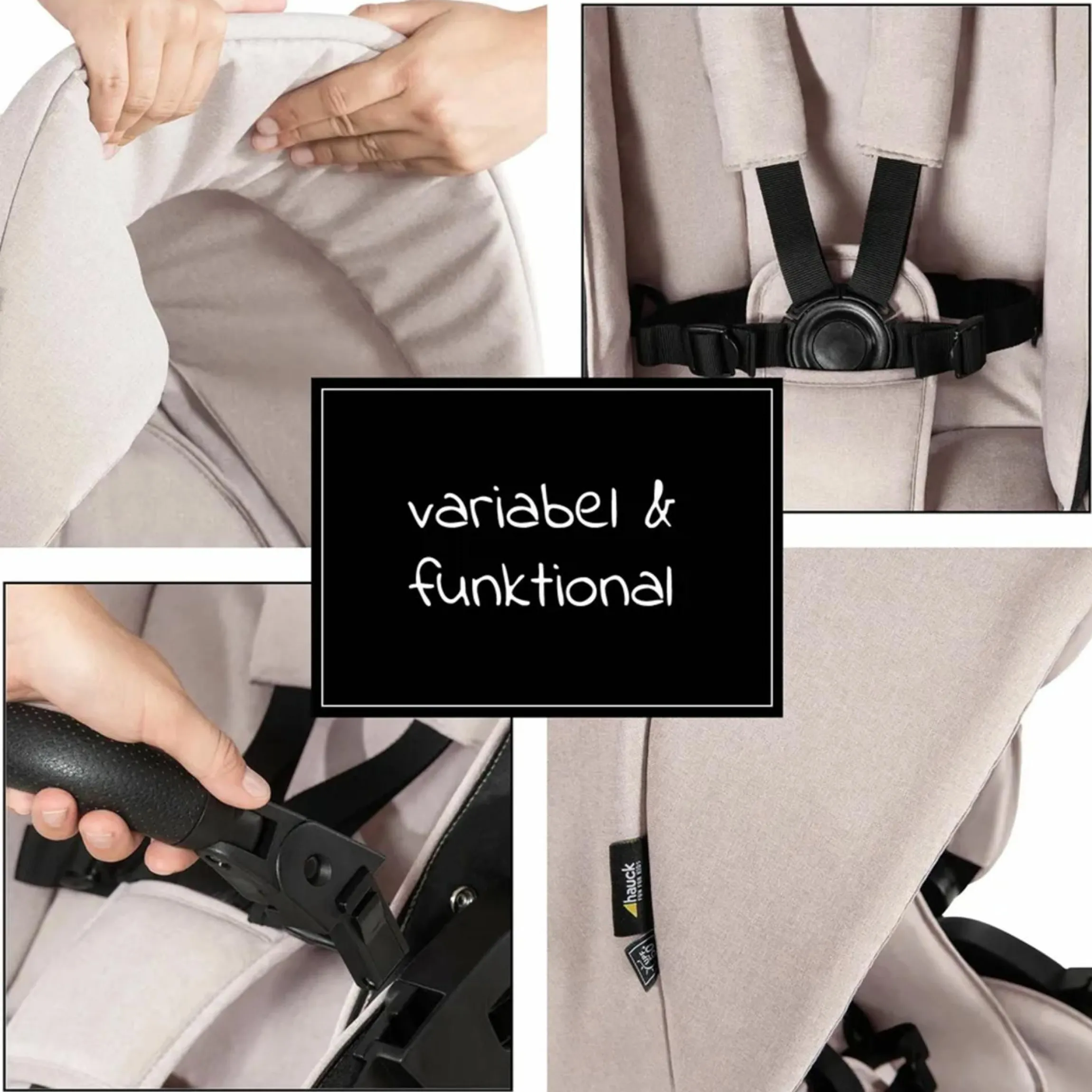 Buggy & Sportwagen Vision X inkl. XXL Zubehörpaket - Melange Beige