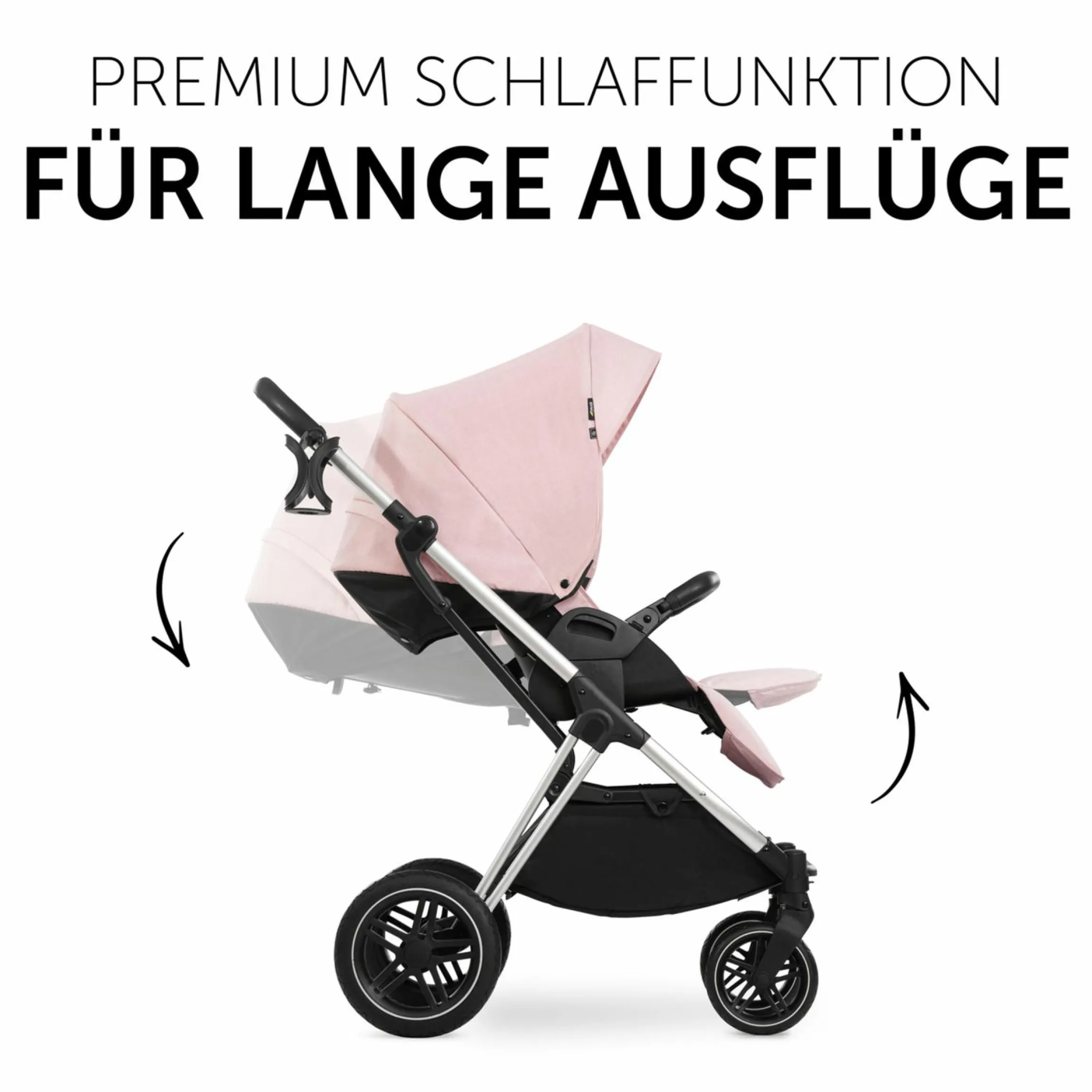 Buggy & Sportwagen Vision X inkl. XXL Zubehörpaket - Melange Rose
