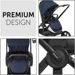 Buggy & Sportwagen Walk N Care mit Liegefunktion und drehbarem Sitz (bis 25 kg belastbar) - Dark Navy Blue