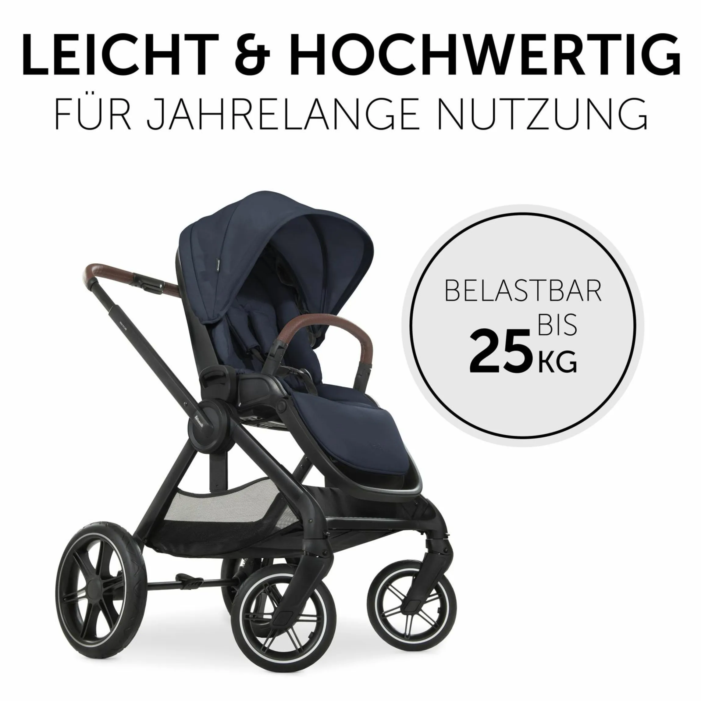 Buggy & Sportwagen Walk N Care mit Liegefunktion und drehbarem Sitz (bis 25 kg belastbar) - Dark Navy Blue