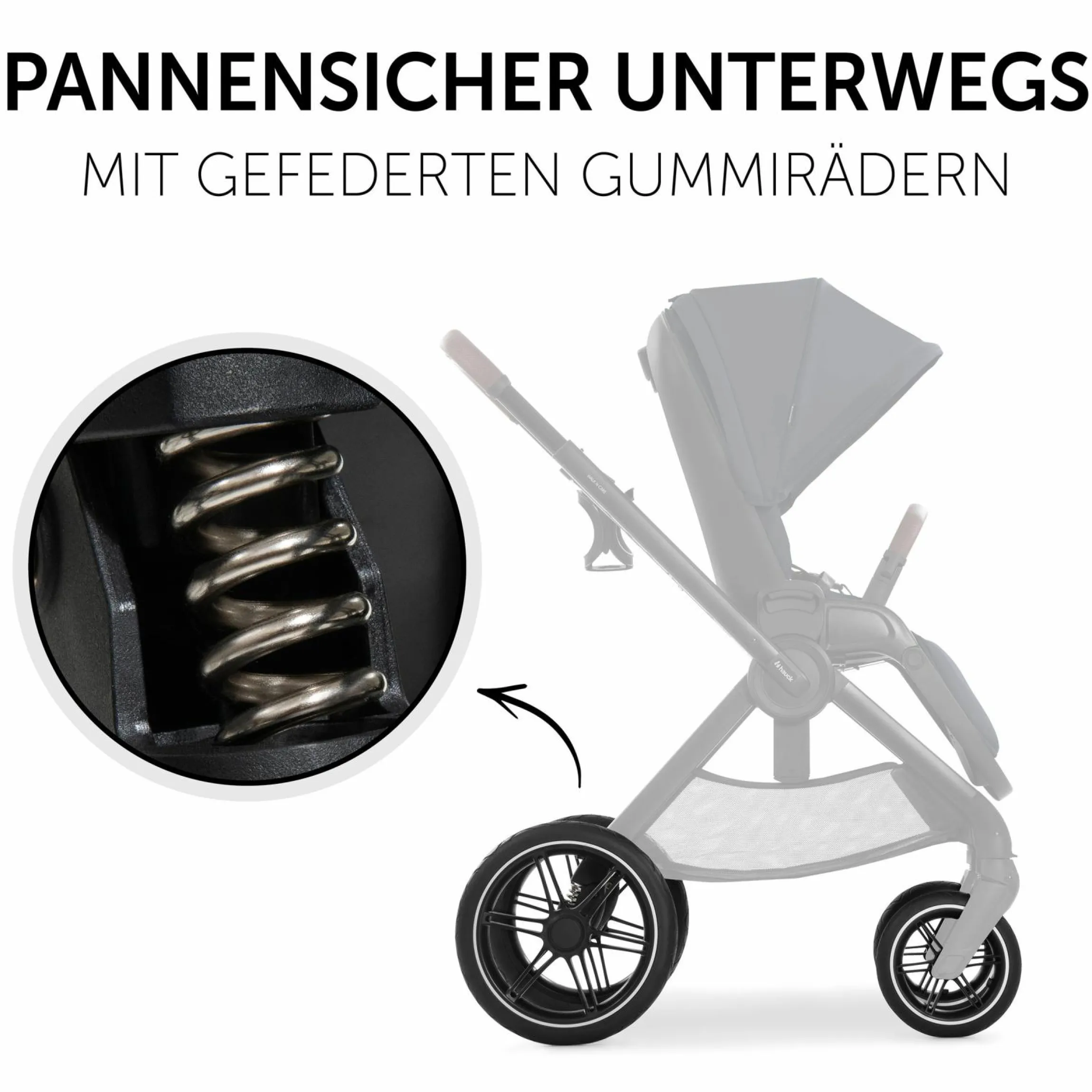 Buggy & Sportwagen Walk N Care mit Liegefunktion und drehbarem Sitz (bis 25 kg belastbar) - Dark Navy Blue