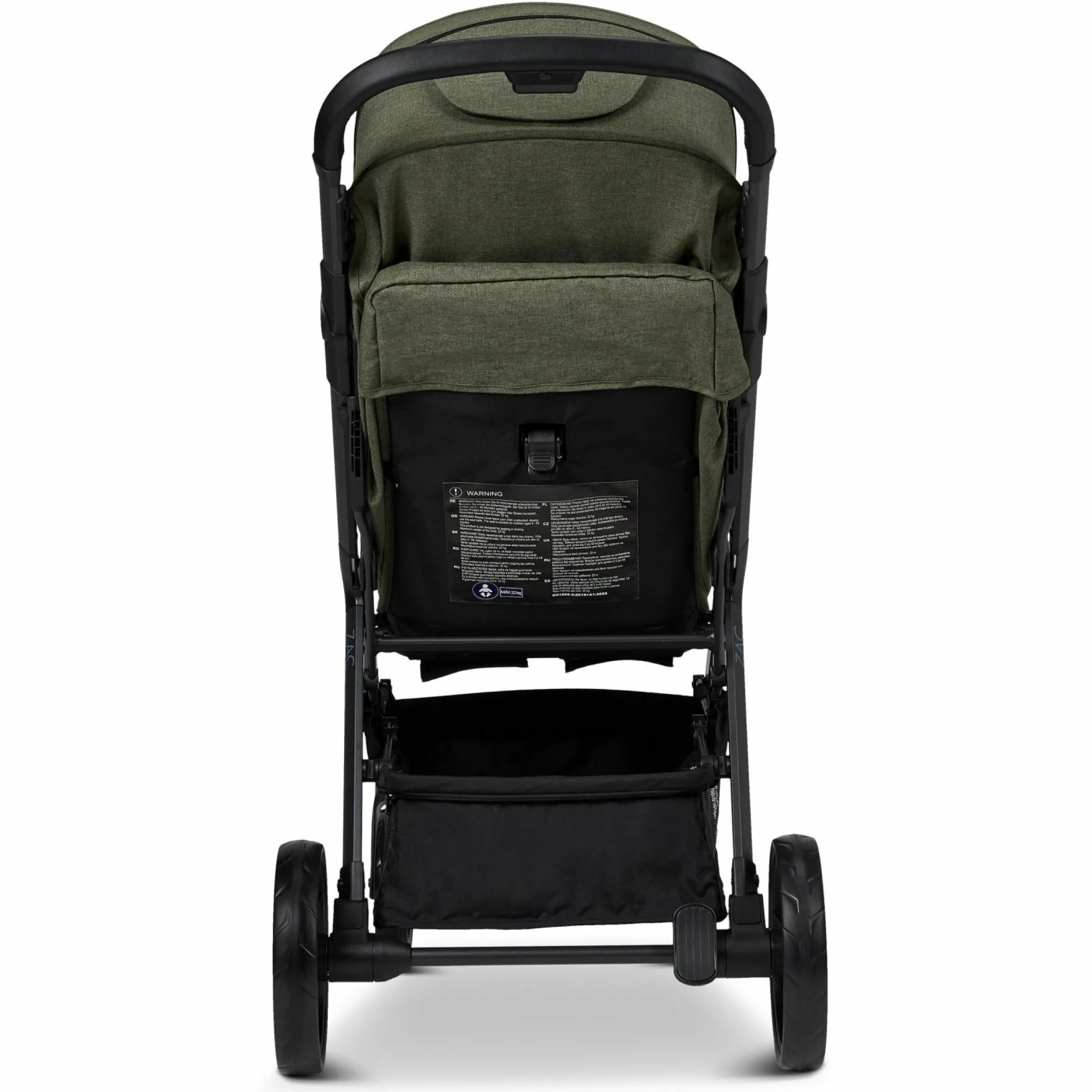 Buggy & Sportwagen Zac bis 22 kg mit Liegeposition, Einhand-Faltmechanismus inkl. Regenschutz & Transporttasche - Moss Melange