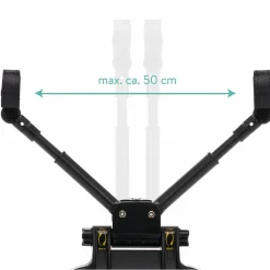 Buggy Board Mitfahrbrett Basic mit Sitz für alle gängigen Kinderwagen - Schwarz