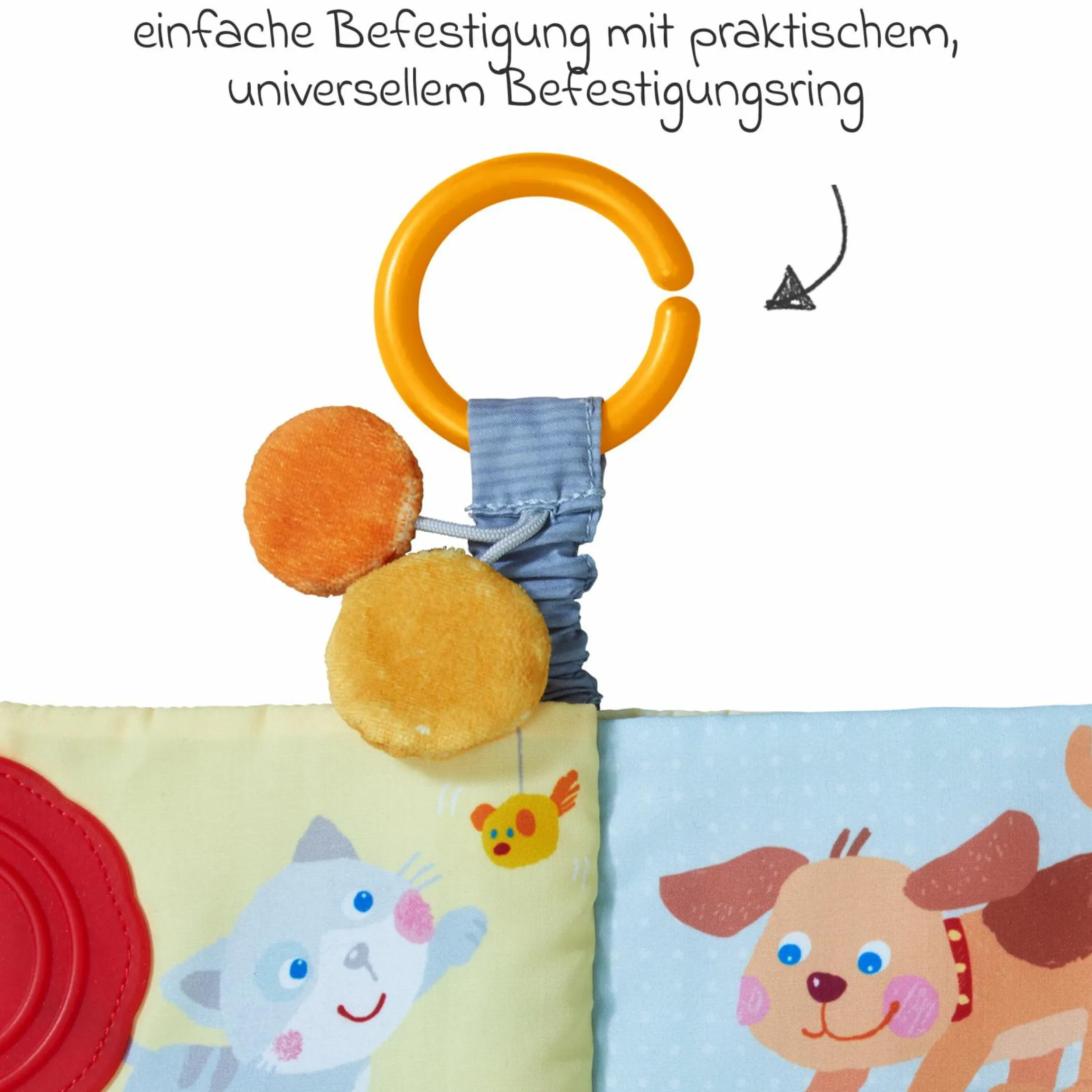 Buggy Buch Haustiere - mit Beißecke