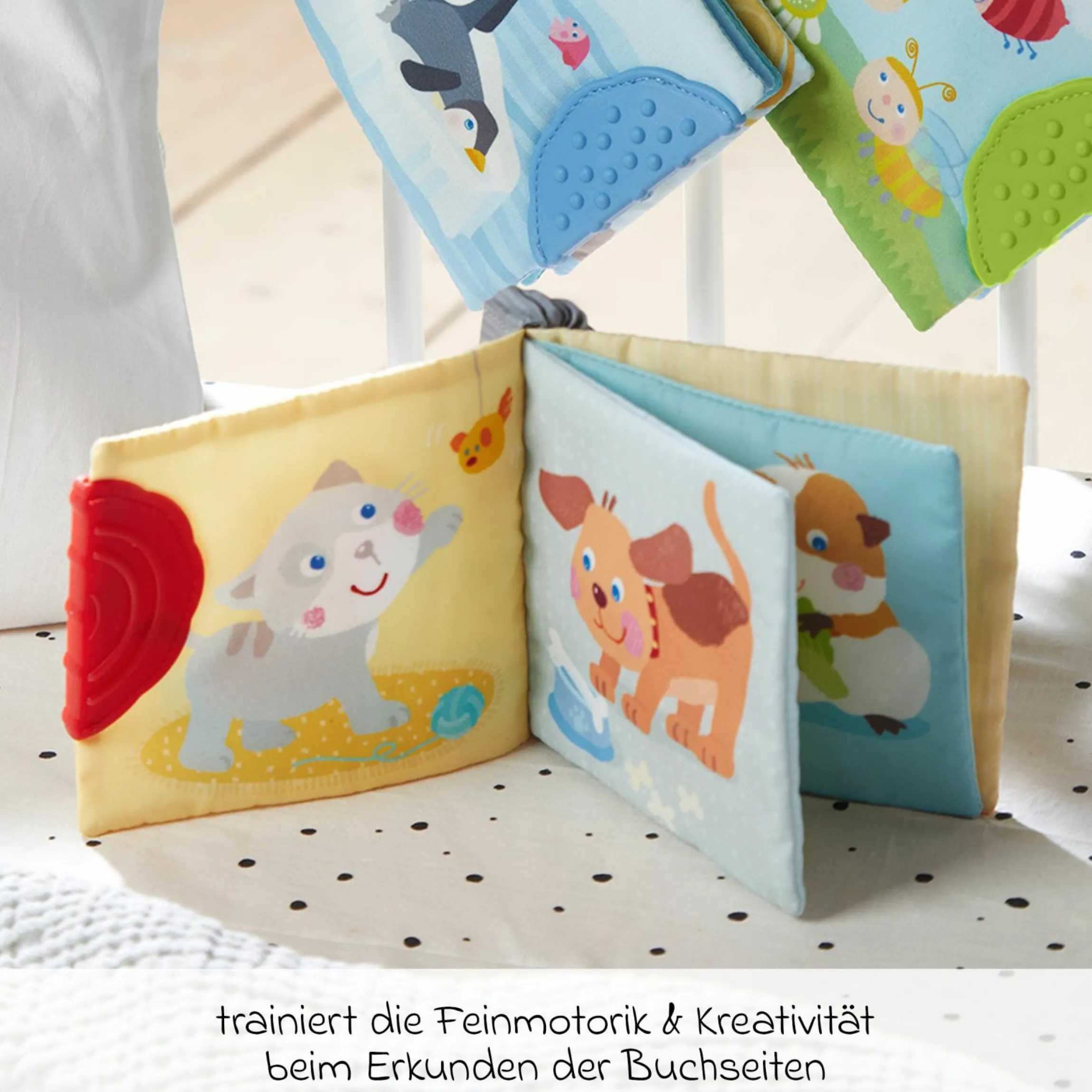 Buggy Buch Haustiere - mit Beißecke