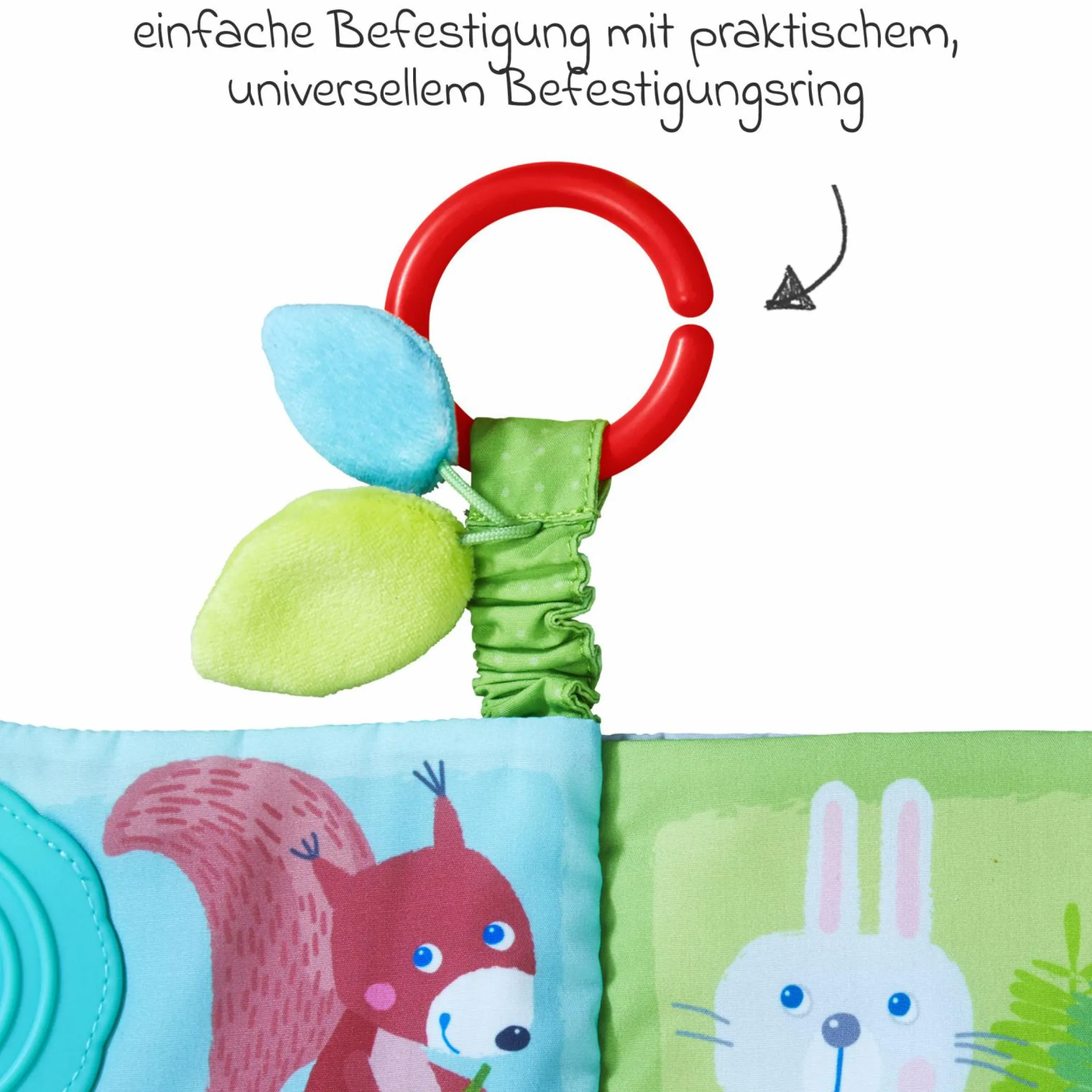 Buggy Buch Waldtiere - mit Beißecke