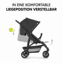 Buggy Rapid 4 inkl. XXL Zubehörpaket & Buggy-Lenkrad - Caviar Black