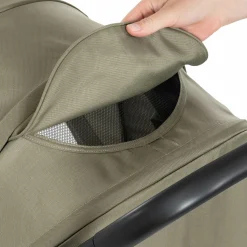 Buggy Rapid 4D AIR (bis 25 kg) - mit Luftreifen, Liegefunktion und XL Verdeck - Olive