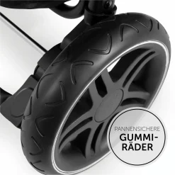 Buggy Rapid 4D (bis 25 kg) - XL Verdeck & All-Terrain Bereifung - inkl. XXL Zubehörpaket & Fehn Spieltier Eselchen - Classic Beige