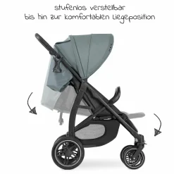 Buggy Rapid 4D (bis 25 kg) - XL Verdeck & All-Terrain Bereifung - Jungle Green