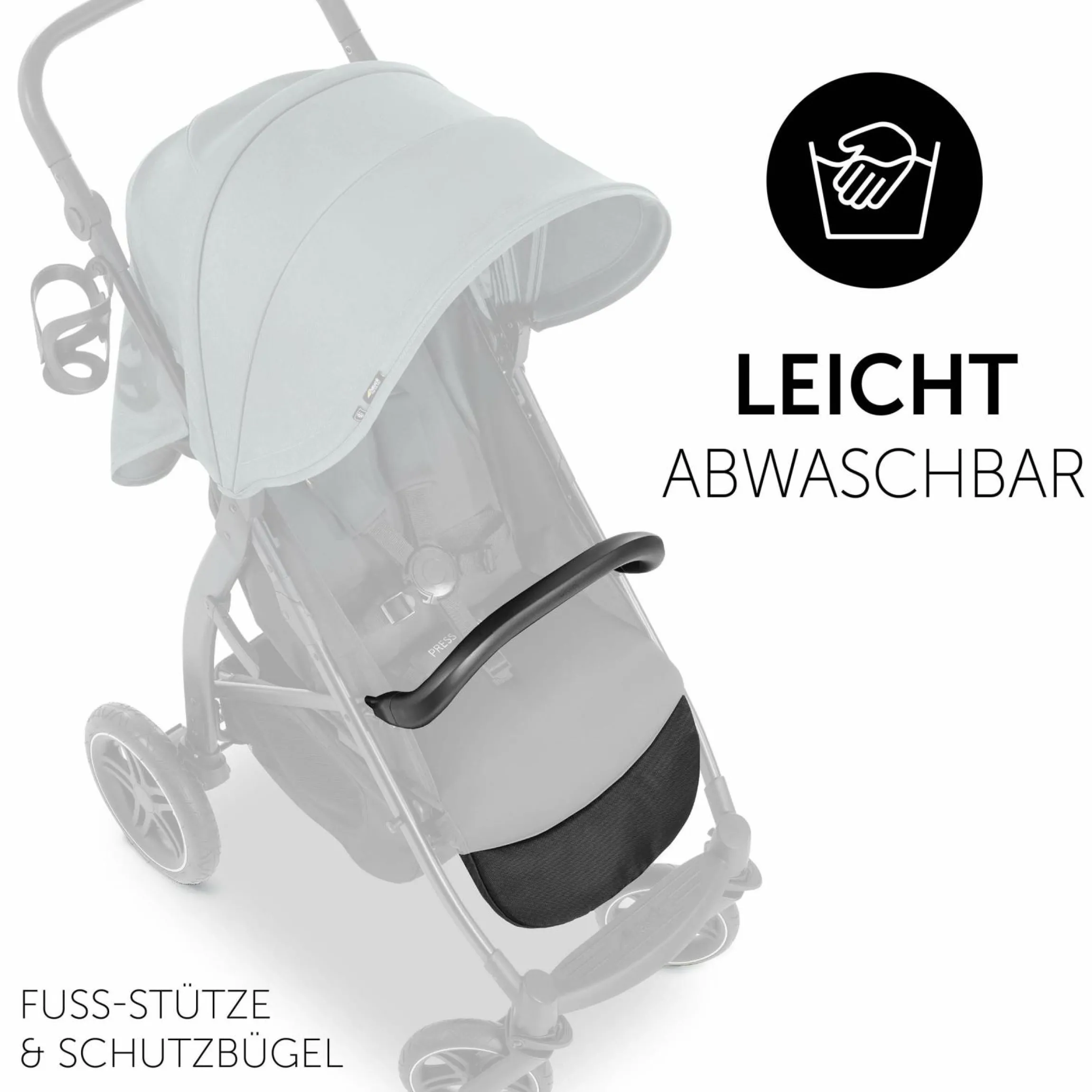 Buggy Rapid 4D (bis 25 kg) - XL Verdeck & All-Terrain Bereifung - Jungle Green