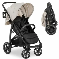 Buggy Rapid 4D (bis 25 kg) - XL Verdeck & All-Terrain Bereifung - Classic Beige