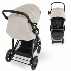 Buggy Rapid 4D (bis 25 kg) - XL Verdeck & All-Terrain Bereifung - Classic Beige