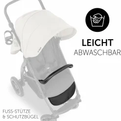 Buggy Rapid 4D (bis 25 kg) - XL Verdeck & All-Terrain Bereifung - Classic Beige