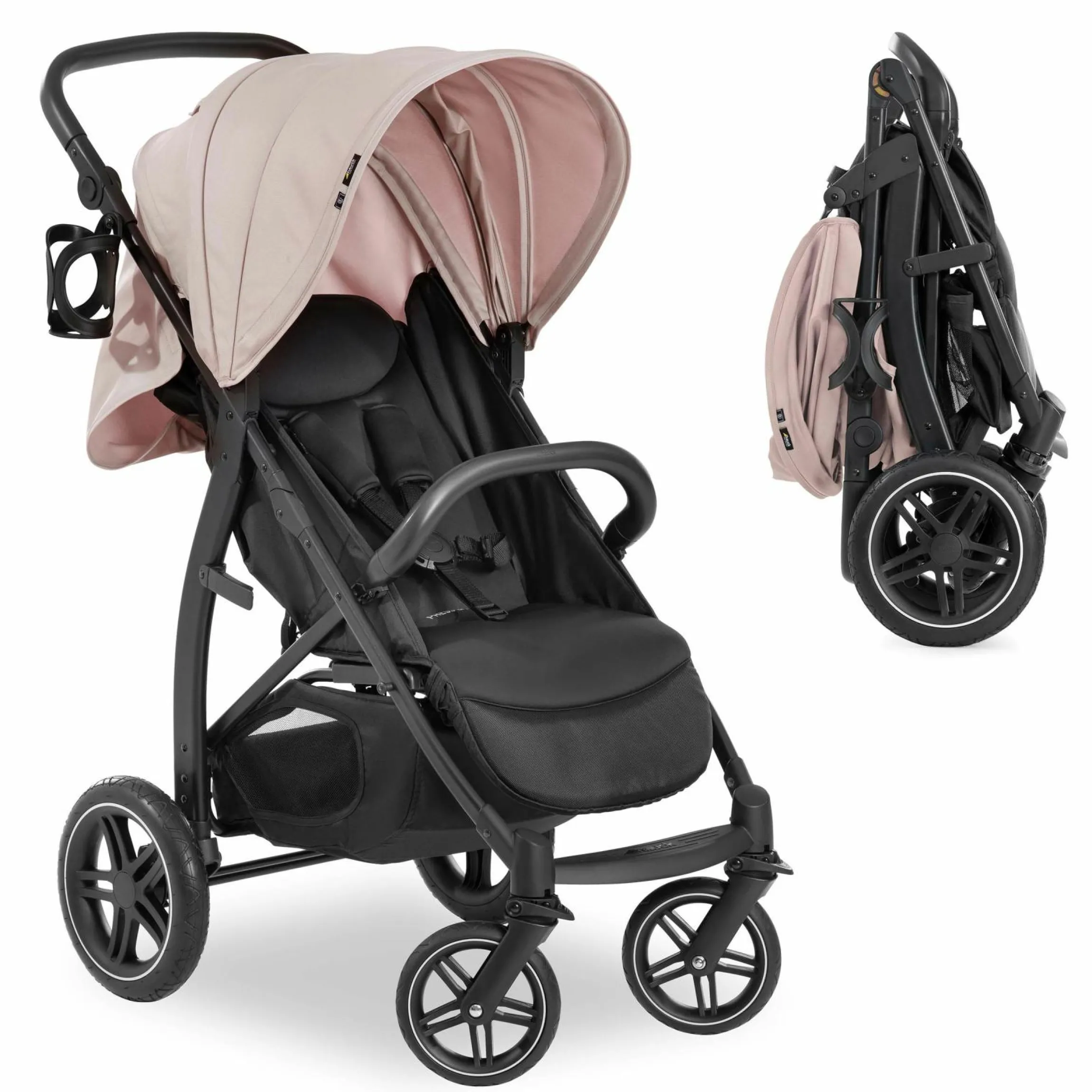 Buggy Rapid 4D (bis 25 kg) - XL Verdeck & All-Terrain Bereifung - Dutsy Rose
