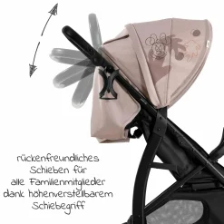 Buggy Rapid 4D (bis 25kg) XL Verdeck & All-Terrain Bereifung - Disney - Minnie Mouse Rose