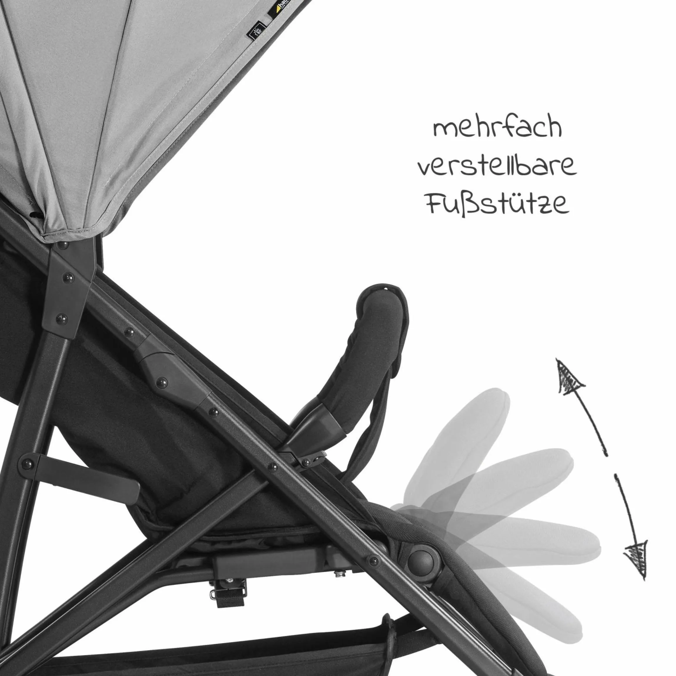 Buggy Rapid 4R Plus (bis 25 kg) - Grey