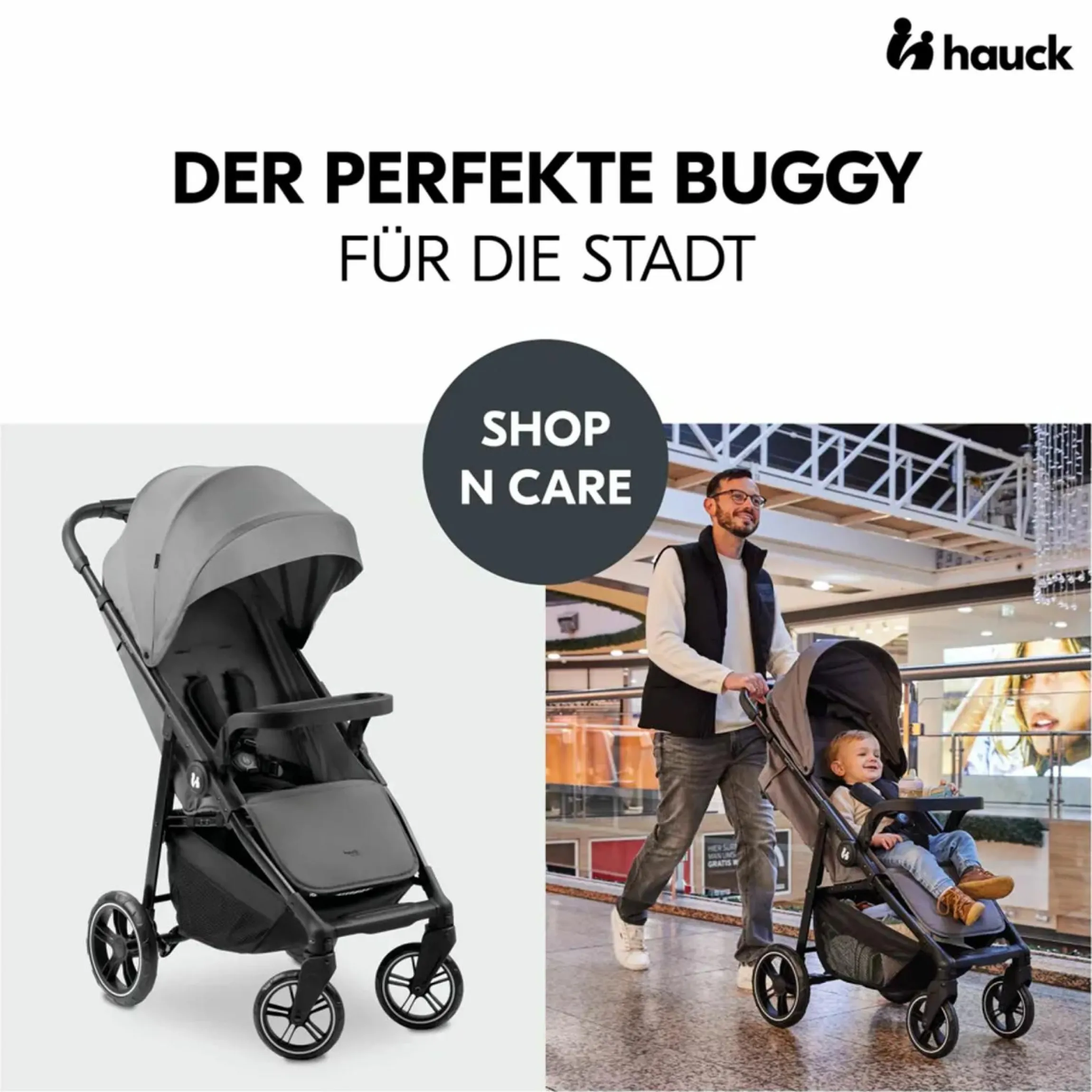 Buggy Shop N Care inkl. Autositz Pebble Pro - Grey