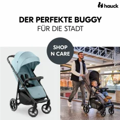 Buggy Shop N Care inkl. Autositz Pebble Pro & XXL Zubehörpaket - Dusty Blue