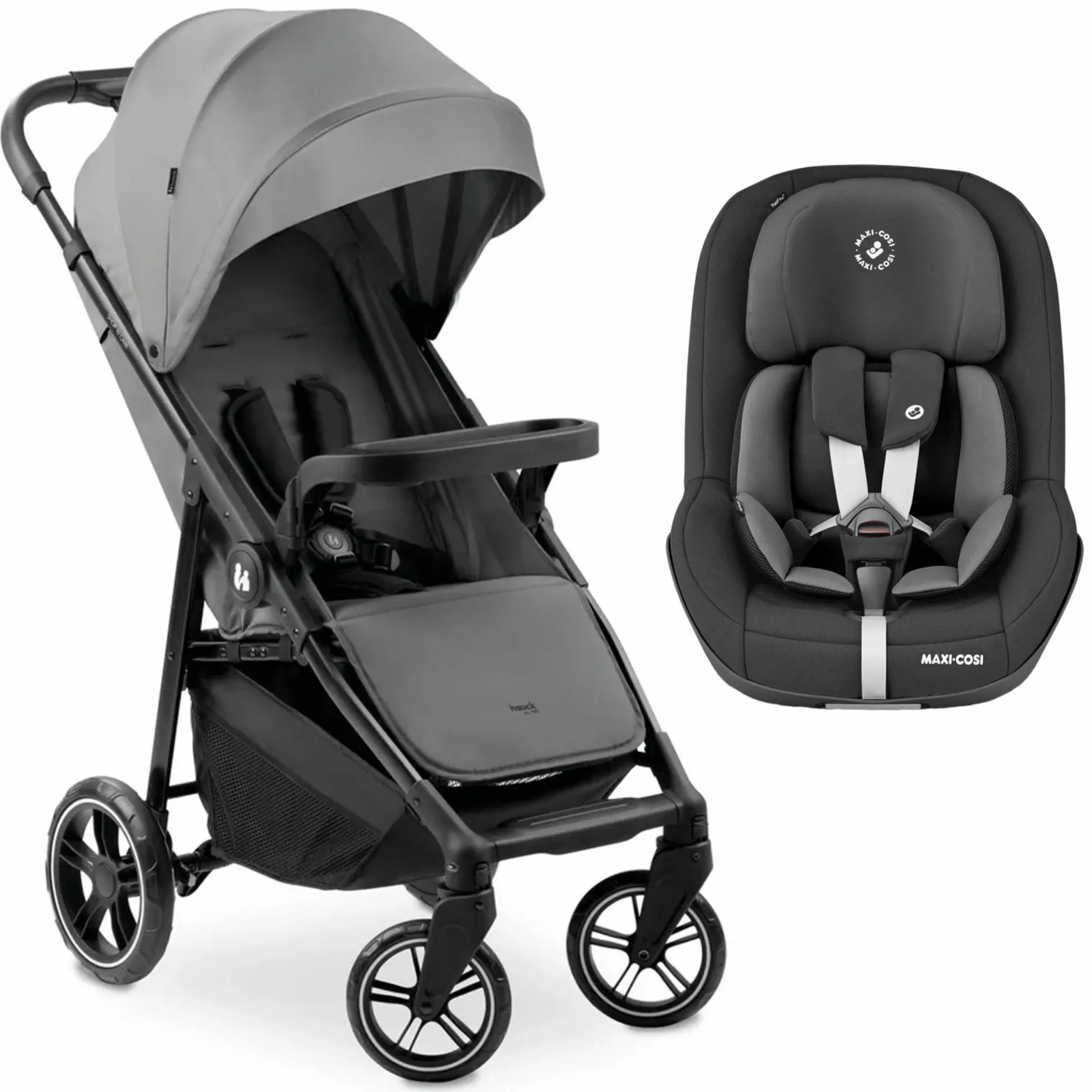 Buggy Shop N Care inkl. Reboarder Pearl Pro 2 - Grey