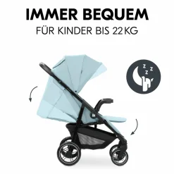 Buggy Shop N Care inkl. Reboarder Pearl Pro 2 - Dusty Blue