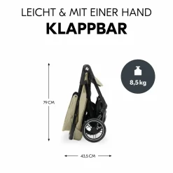 Buggy Shop N Care inkl. Reboarder Pearl Pro 2 - Olive