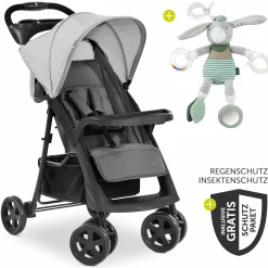 Buggy Shopper Neo II inkl. XXL Zubehörpaket & Fehn Spieltier - Grey