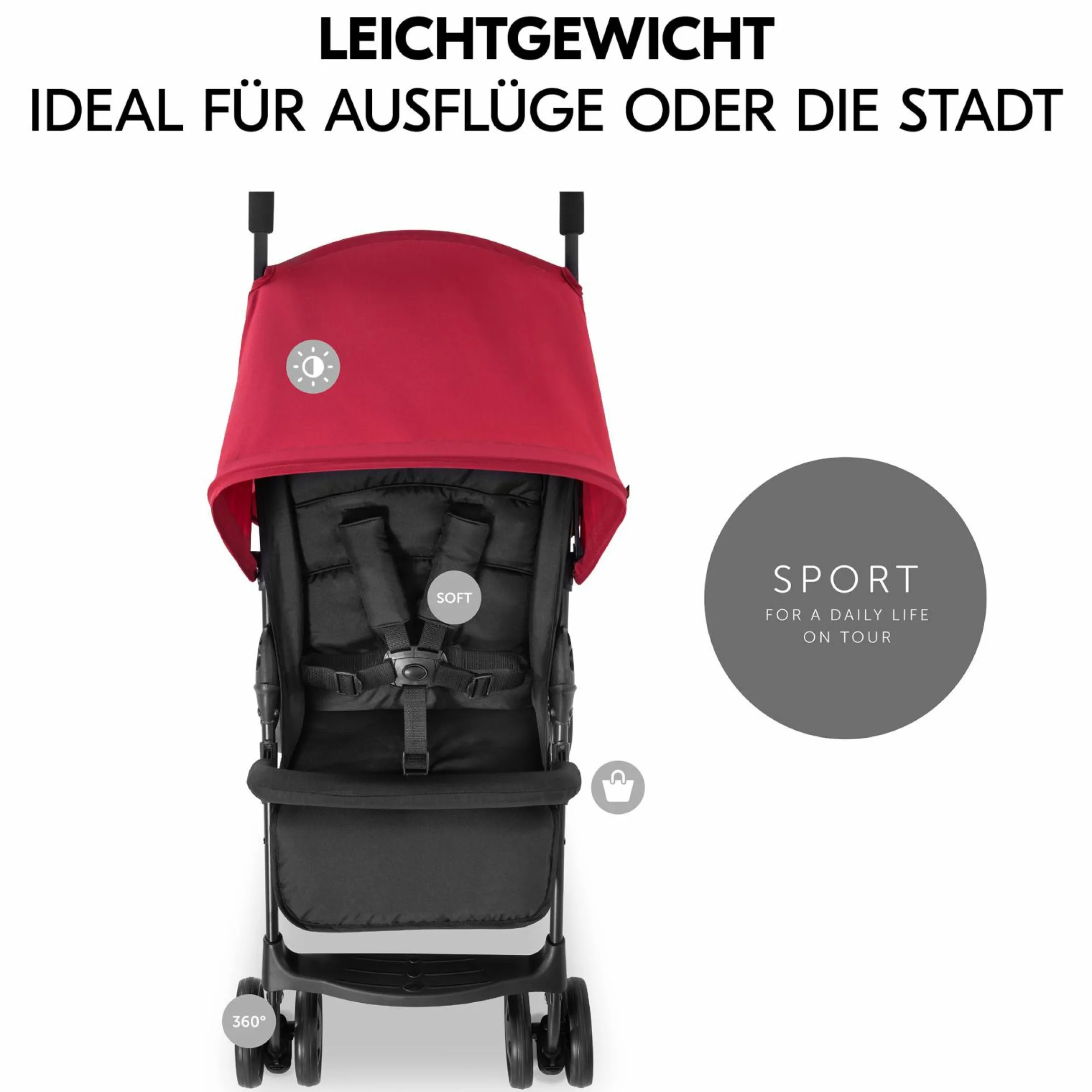Buggy Sport inkl. Schutzpaket - Red