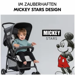 Buggy Sport inkl. XXL Zubehörpaket & Buggy-Lenkrad - Mickey Stars