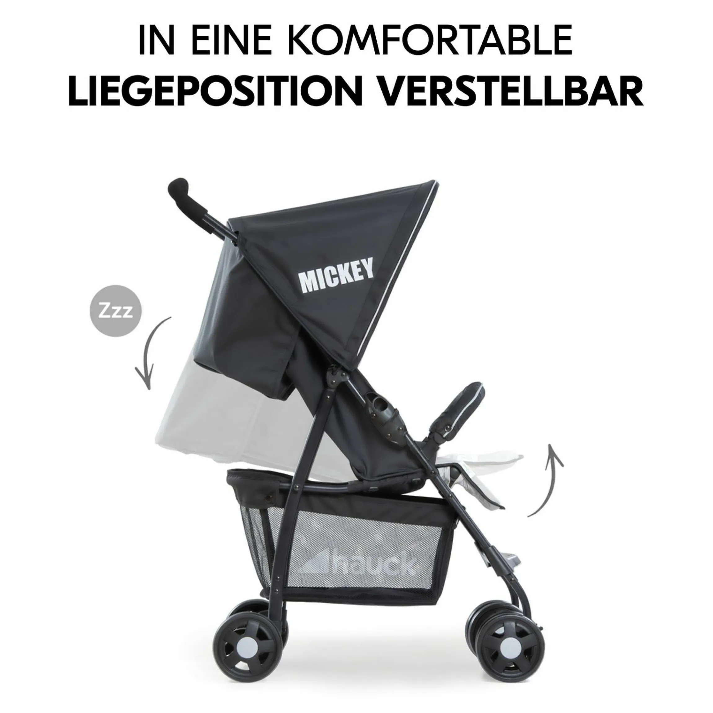 Buggy Sport inkl. XXL Zubehörpaket & Buggy-Lenkrad - Mickey Stars
