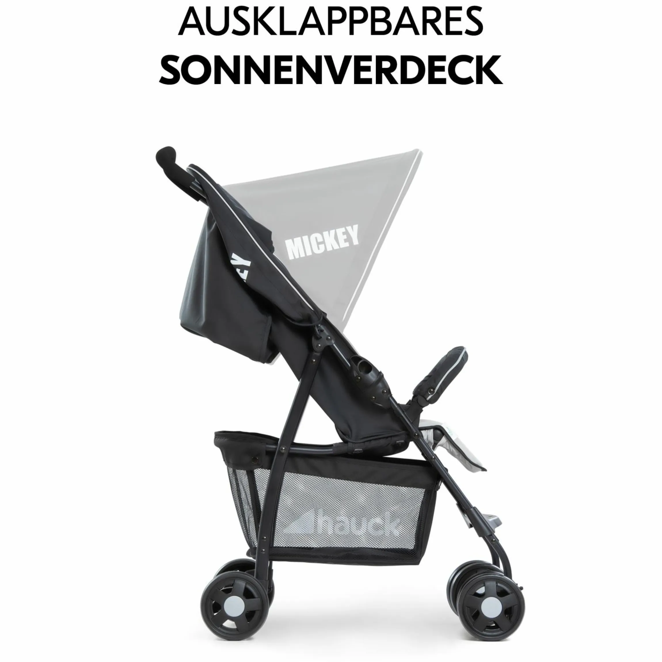 Buggy Sport inkl. XXL Zubehörpaket & Buggy-Lenkrad - Mickey Stars