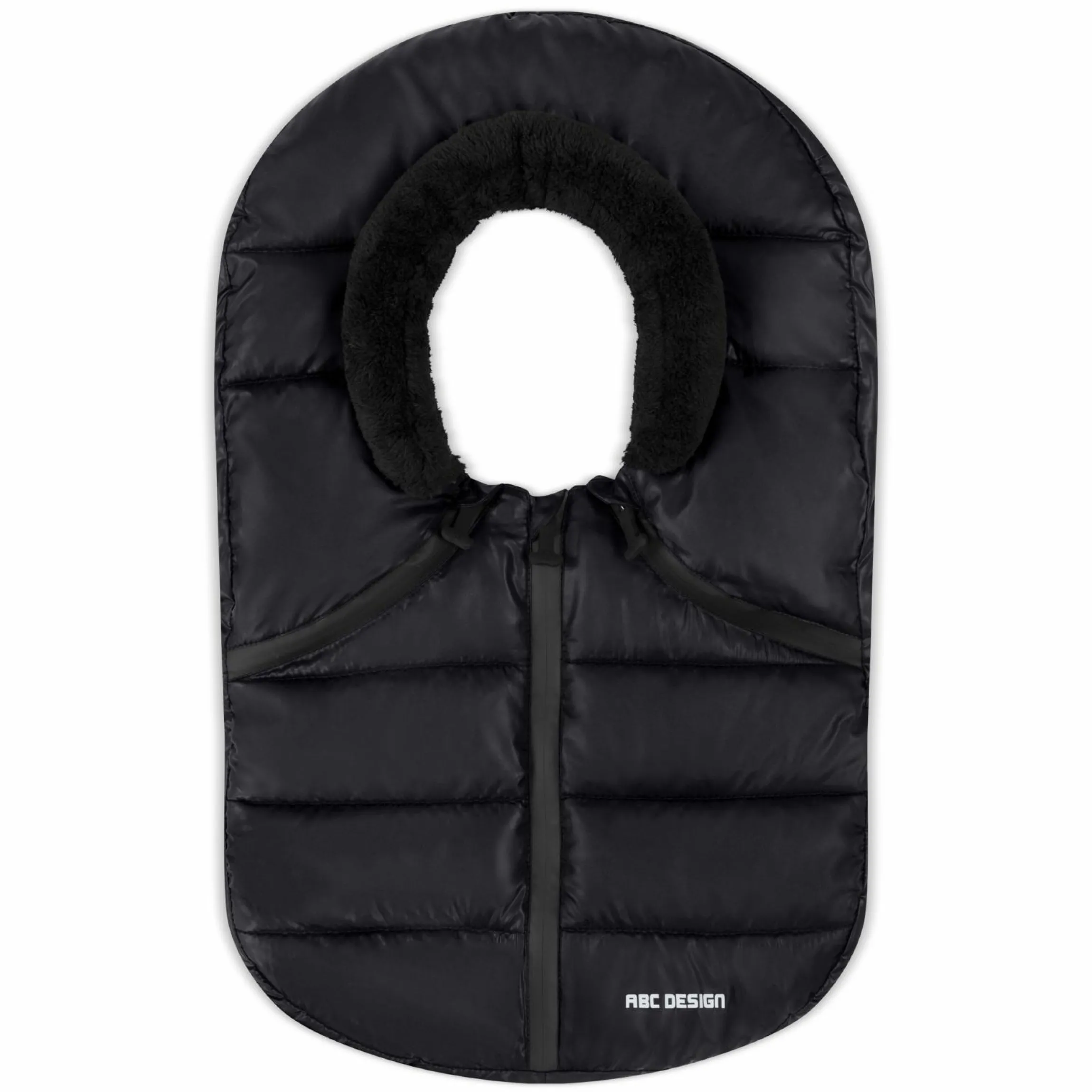 Cover / Winterfußsack für die Babyschale Tulip - Black - Kollektion 2025