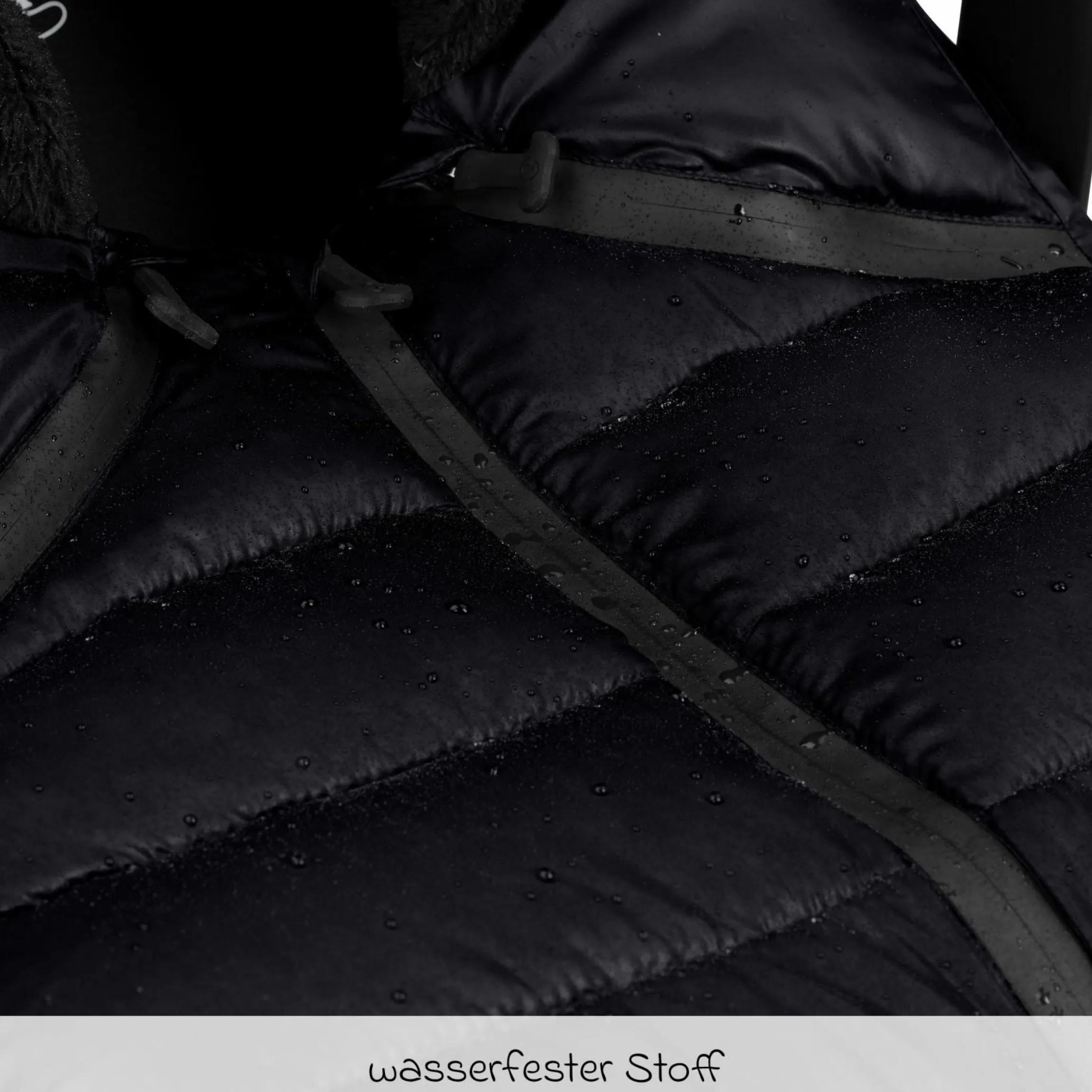 Cover / Winterfußsack für die Babyschale Tulip - Black - Kollektion 2025