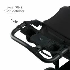 Cupholder breit für Mono 3, Mono 4 & Pro - Schwarz - Kollektion 2025