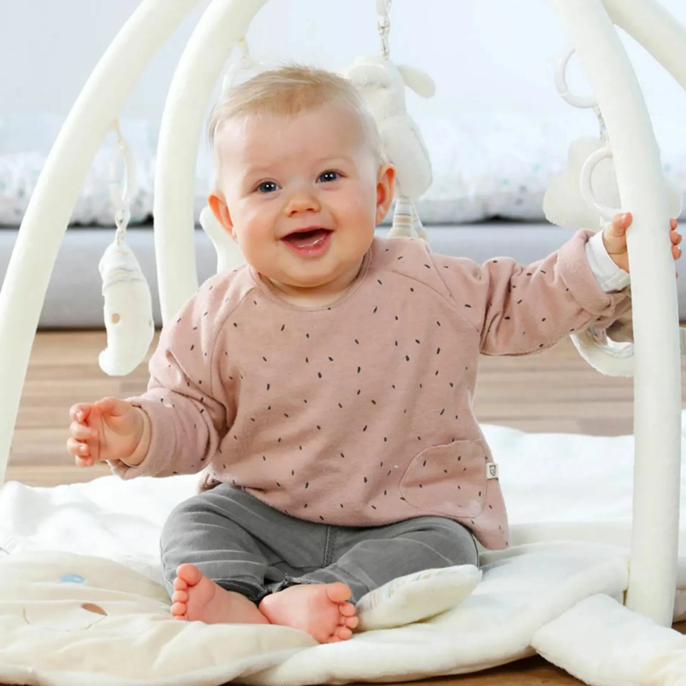 3D Activity-Decke Schaf - Baby Love + GRATIS Strampler & Shirt- Let´s have a Party