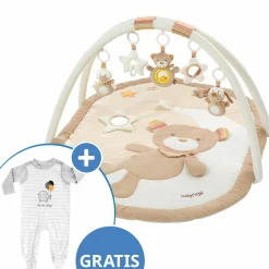 3D Activity-Decke Teddy - Rainbow + GRATIS Strampler & Shirt- Let´s have a Party