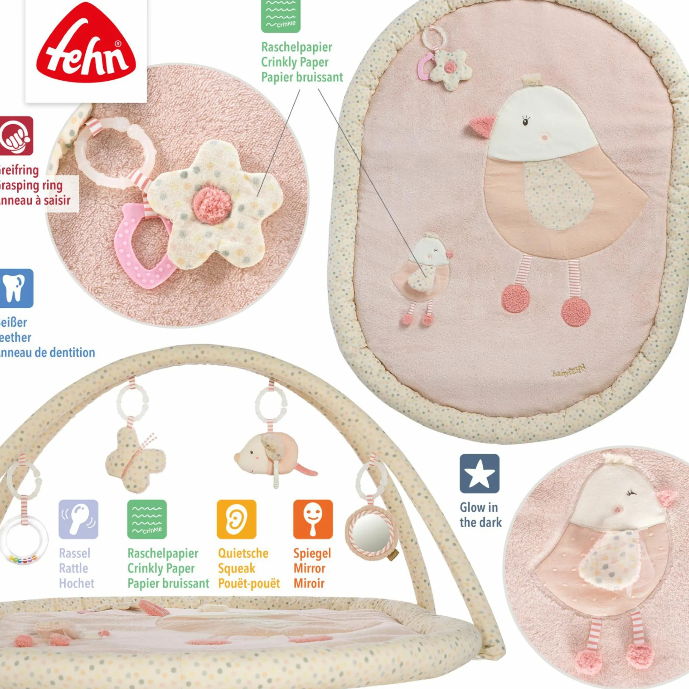 3D Activity-Decke Vogel - feehnland