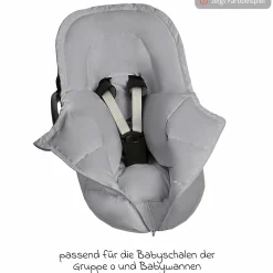 Daunen-Fußsack Dauni für Babyschale & Babywanne - Black