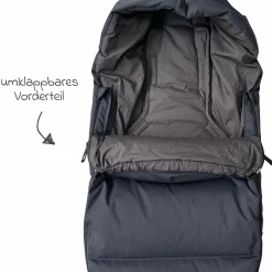 Daunen-Fußsack Dowwny XL für Kinderwagen & Buggy - Anthracit