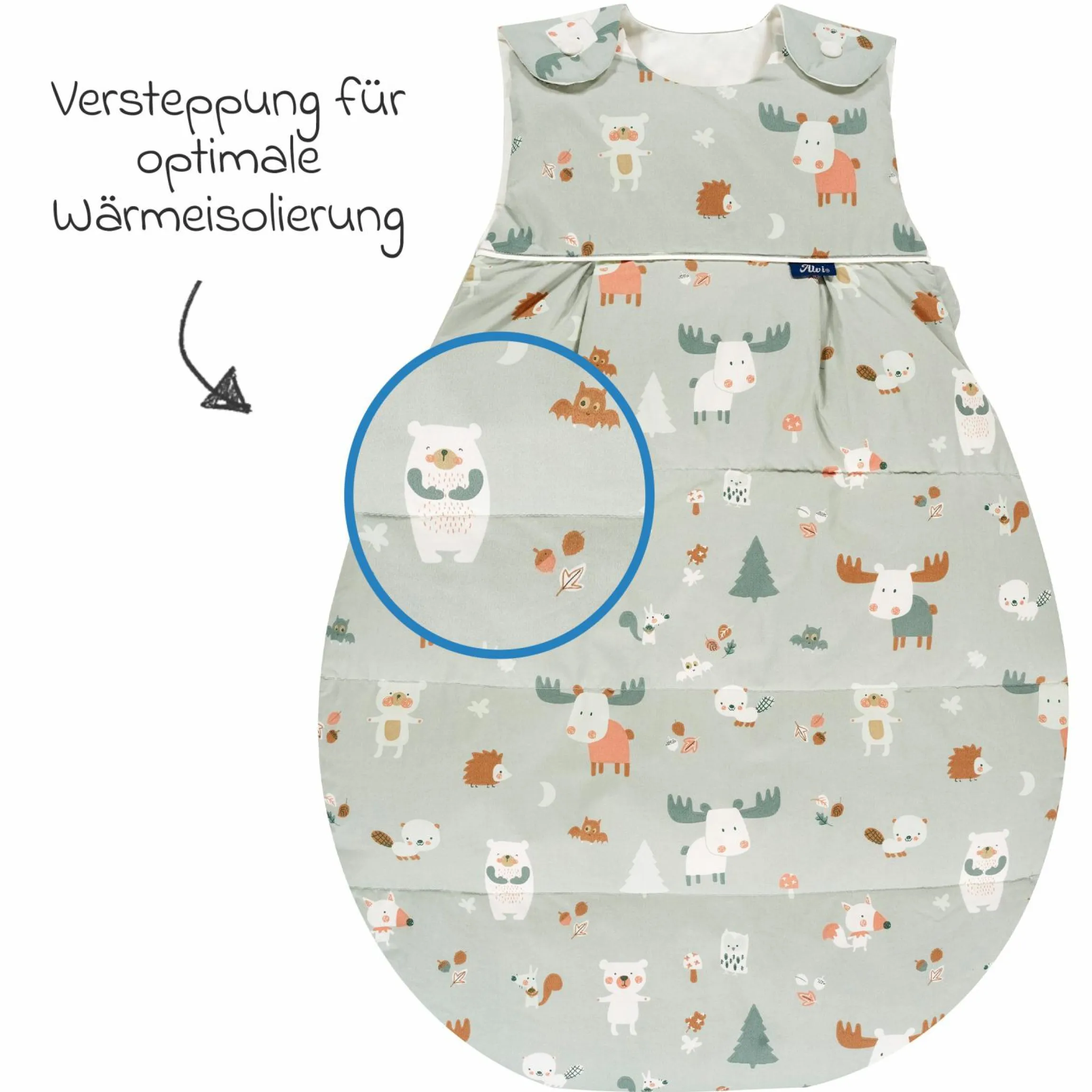 Daunen-Schlafsack - Baby Forest - Gr. 70 cm