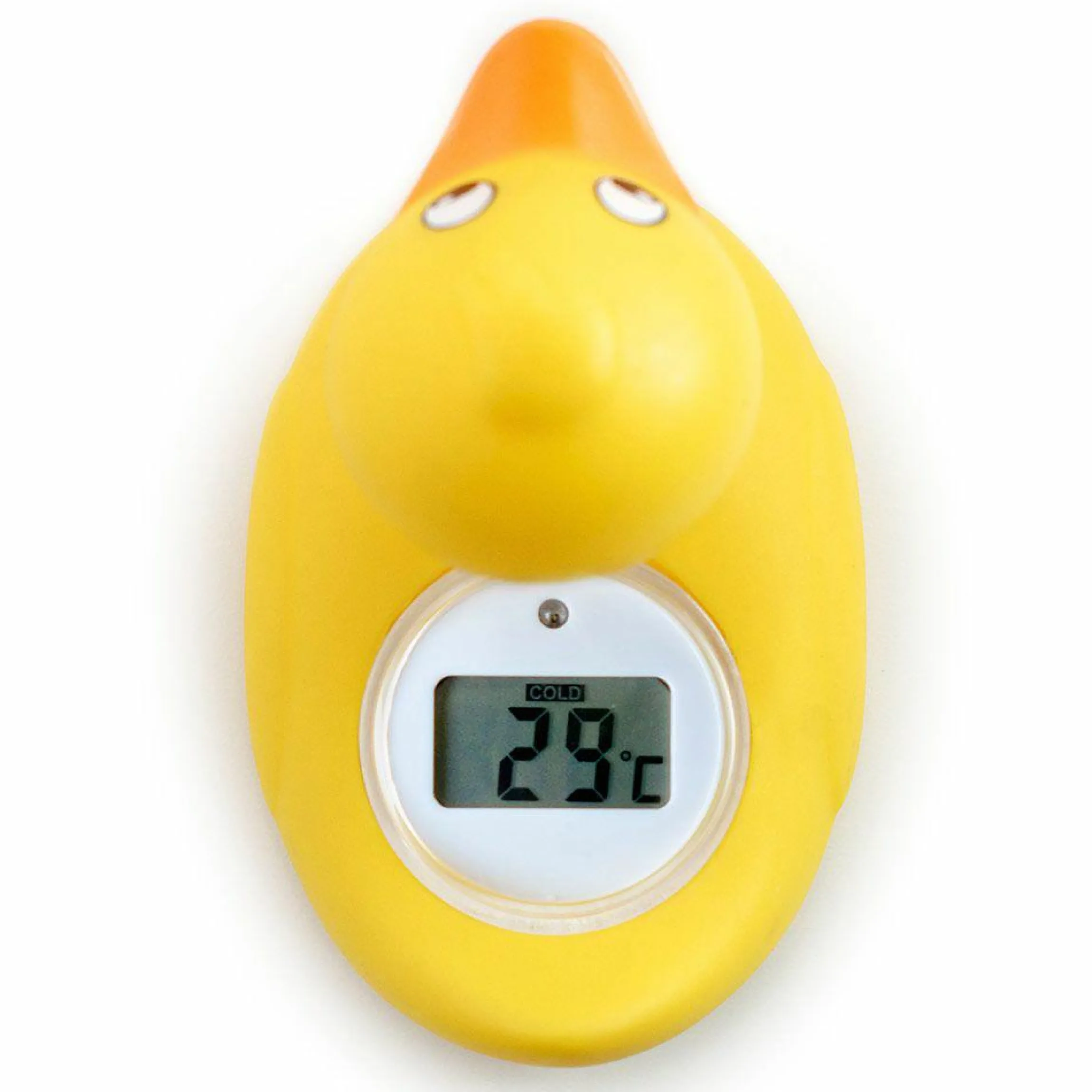 Digitales Badethermometer - Ente - Gelb