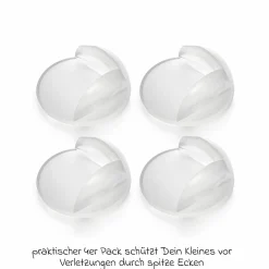 Eckenschutz 4er Pack inkl. Klebeband - Transparent