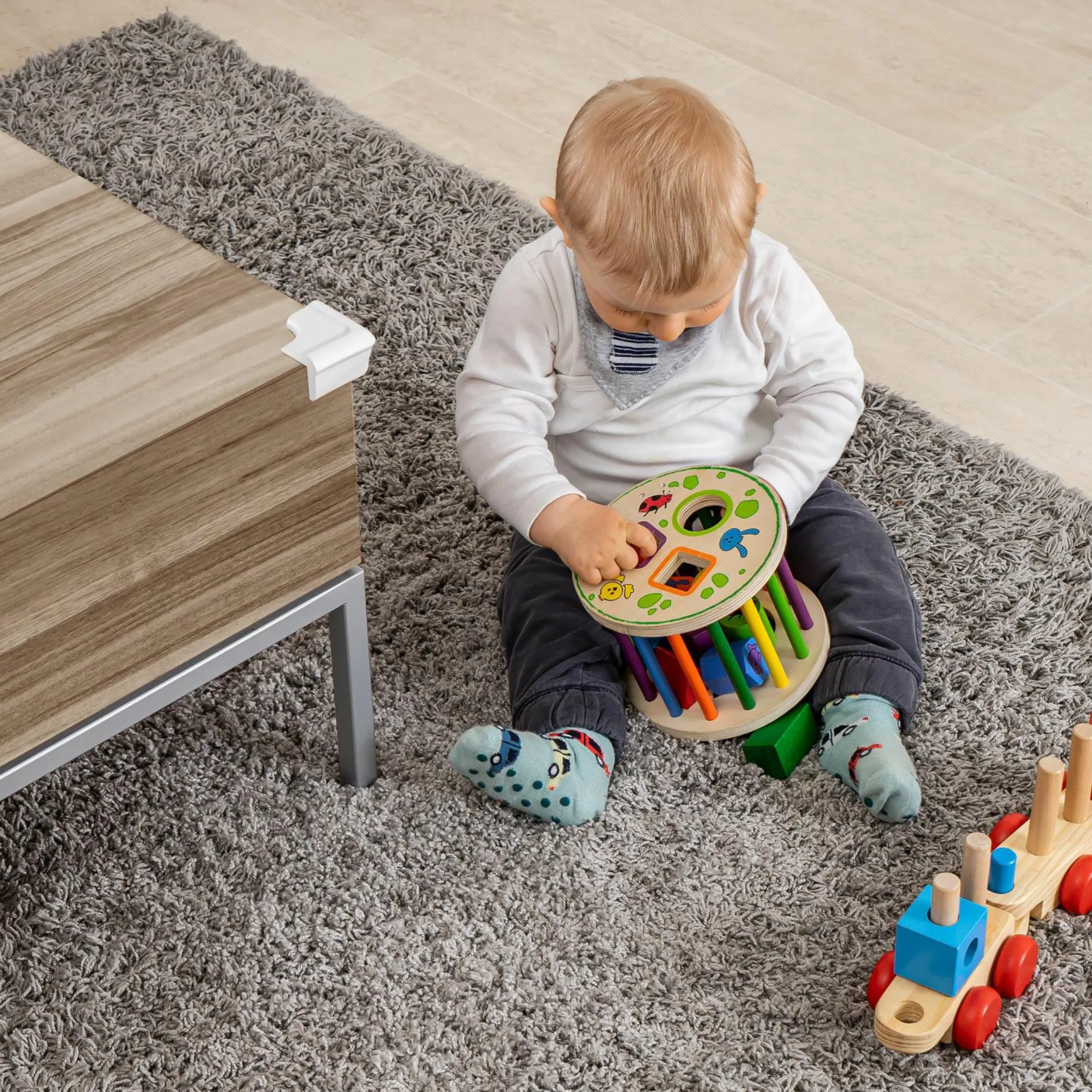 Eckenschutz Soft 4er Pack zum Kleben - Weiß