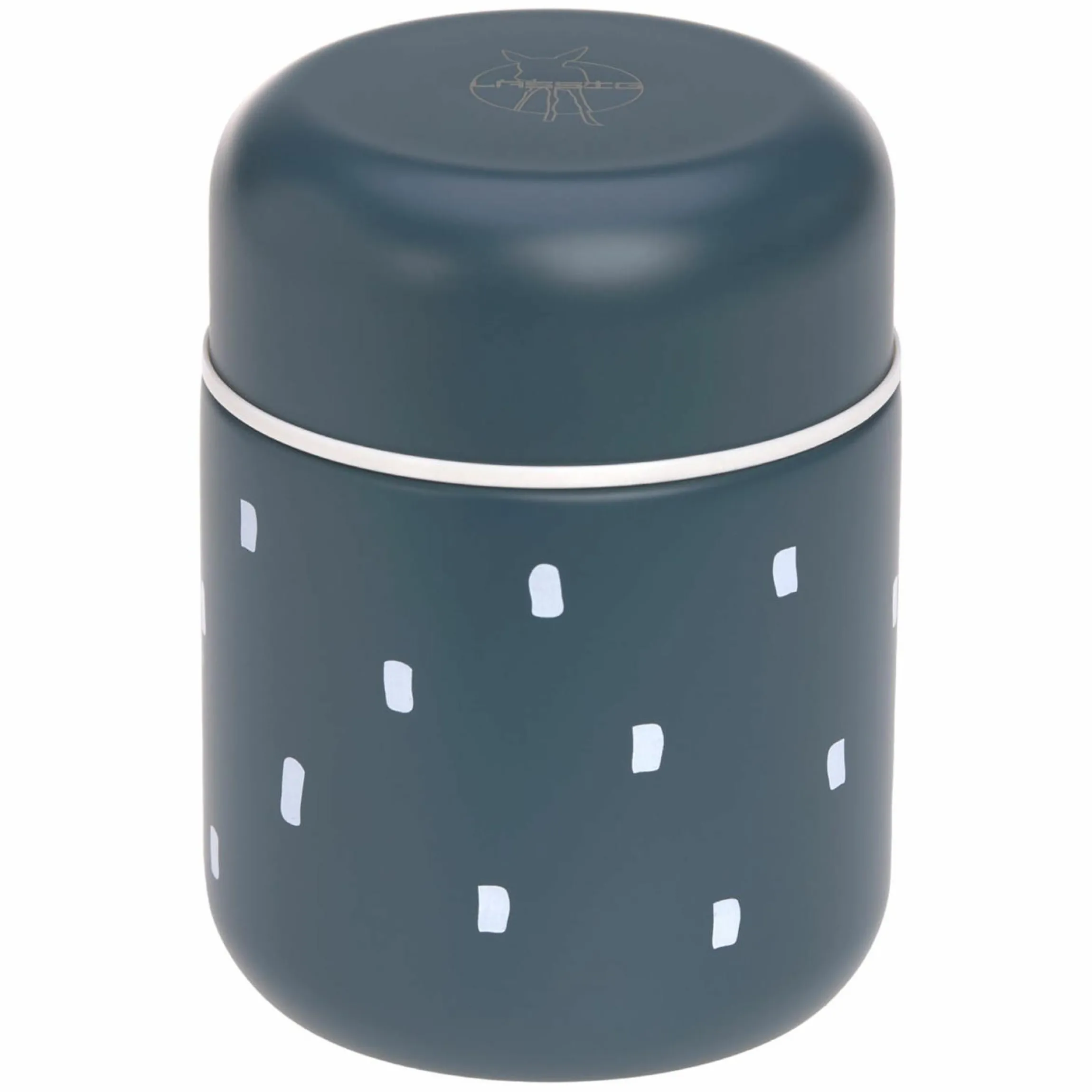 Edelstahl Behälter Food Jar - Happy Prints - Midnight Blue