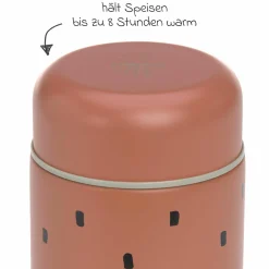 Edelstahl Behälter Food Jar - Happy Prints - Caramel