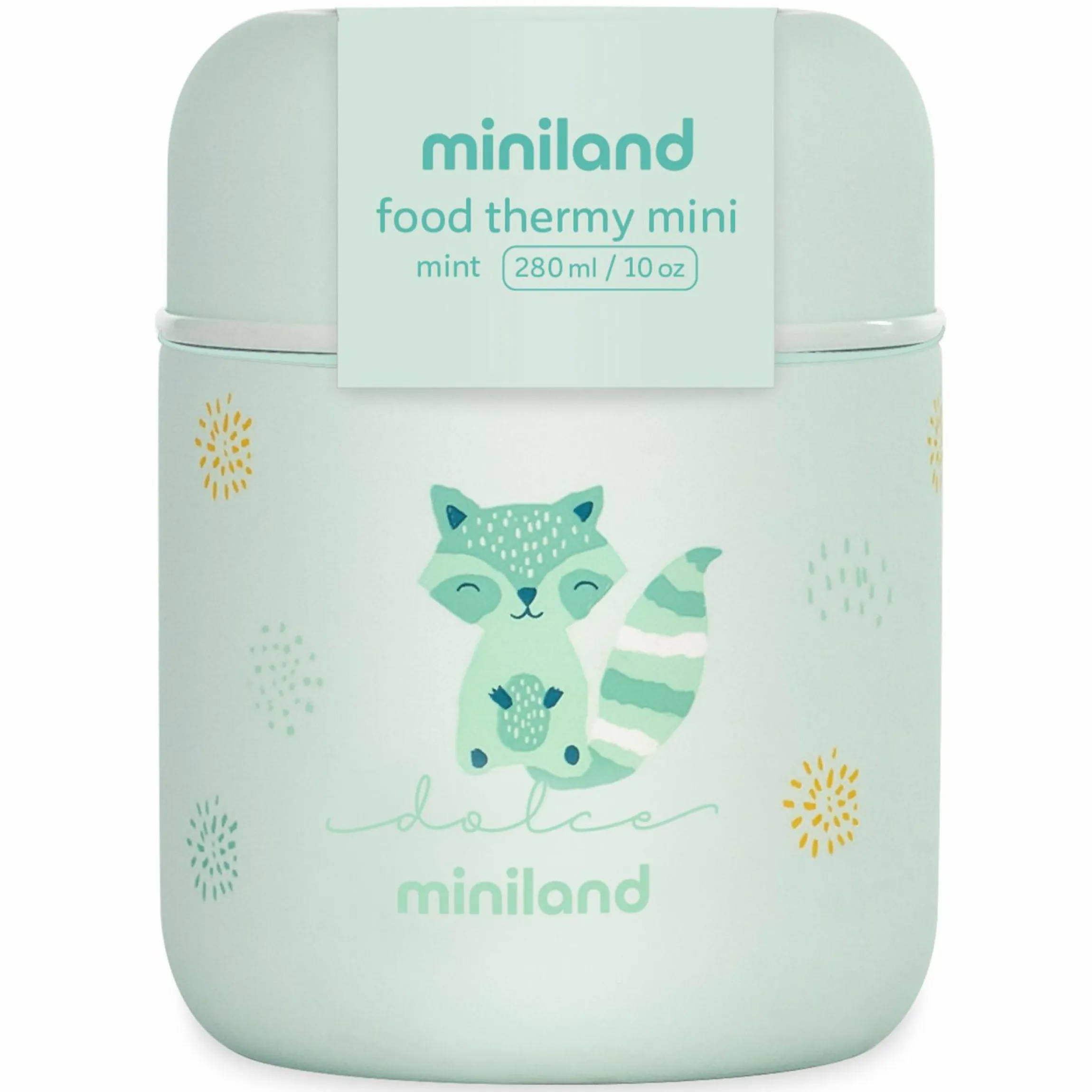 Edelstahl-Isolierbox Silky Food Thermos Mini 280 ml - Mint