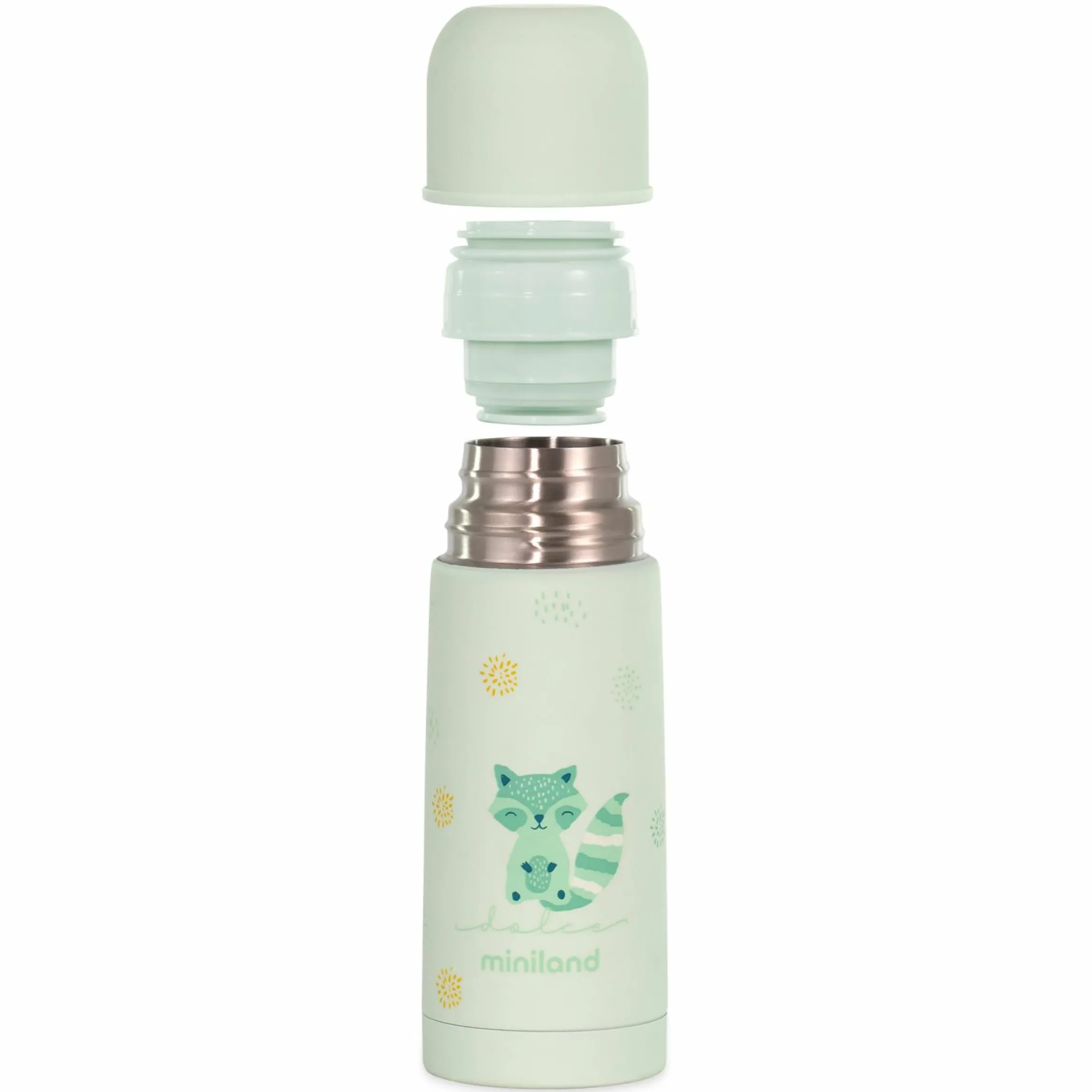 Edelstahl-Isolierflasche Silky Thermos 350 ml - Mint