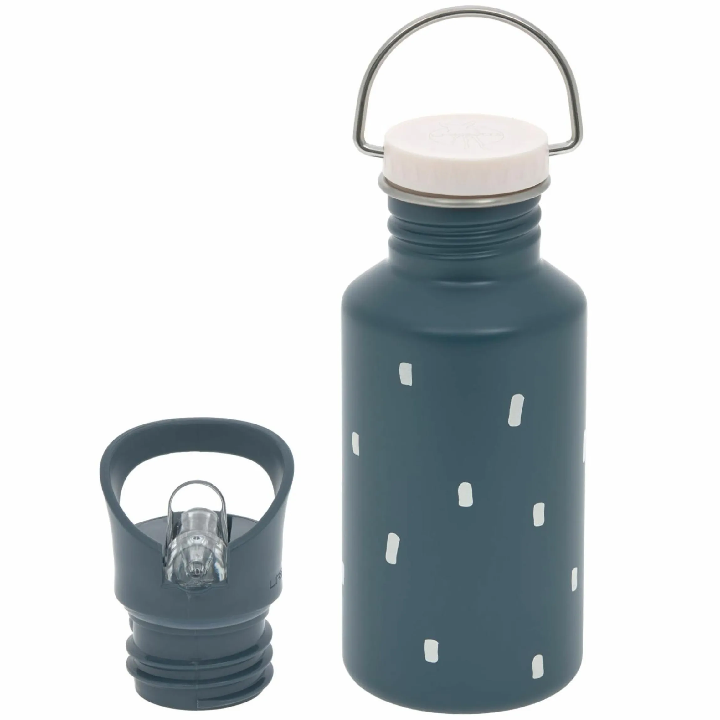 Edelstahl-Trinkflasche 500 ml - Happy Prints - Midnight Blue