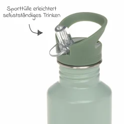 Edelstahl-Trinkflasche 500 ml - Green