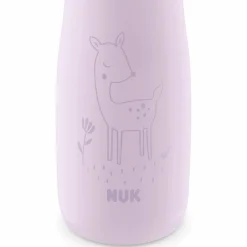 Edelstahl-Trinkflasche Mini-Me Sip Cup - mit bissfestem Trinkaufsatz 300 ml - Reh - Flieder